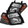 08-12 Nissan Pathfinder Euro Style Crystal Replacement Headlights - Black
