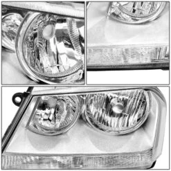 08-14 Dodge Avenger Headlights - Chrome Housing Clear Corner -High-Efficiency Car Light Store 08 14 dodge avenger headlights chrome housing clear corner 89