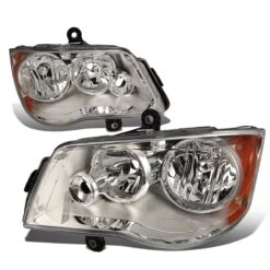 08-16 Chrysler Town & Country / 11-17 Dodge Grand Caravan Headlight Assembly (Driver & Passenger Side) - Chrome
