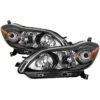 09-13 Toyota Matrix OE-Style Replacement Headlights - Black