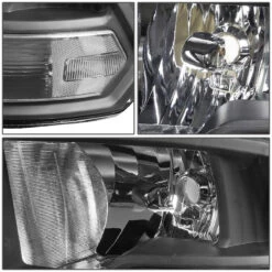 09-2018 Dodge Ram 1500 2500 3500 Crystal Headlights (Clear Reflector) -Black -High-Efficiency Car Light Store 09 14 dodge ram 1500 2500 3500 crystal headlights clear reflector black 97