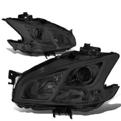 09-14 Nissan Maxima Replacement Projector Headlights - Smoked / Clear -High-Efficiency Car Light Store 09 14 nissan maxima replacement projector headlights smoked clear 97