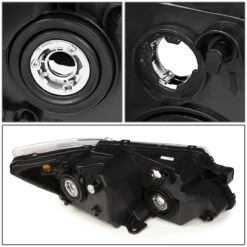 09-17 Dodge Journey Headlight Assembly (Driver & Passenger Side) - Chrome Amber -High-Efficiency Car Light Store 09 17 dodge journey headlight assembly driver passenger side chrome amber 109