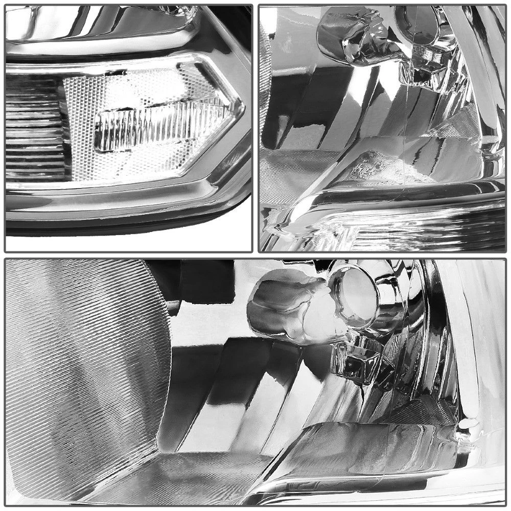 09-18 Dodge Ram 1500 / 10-19 Ram 2500|3500 Replacement Crystal Headlight - Chrome Clear Marker 2 09-18 Dodge Ram 1500 / 10-19 Ram 2500|3500 Replacement Crystal Headlight - Chrome Clear Marker - Image 2