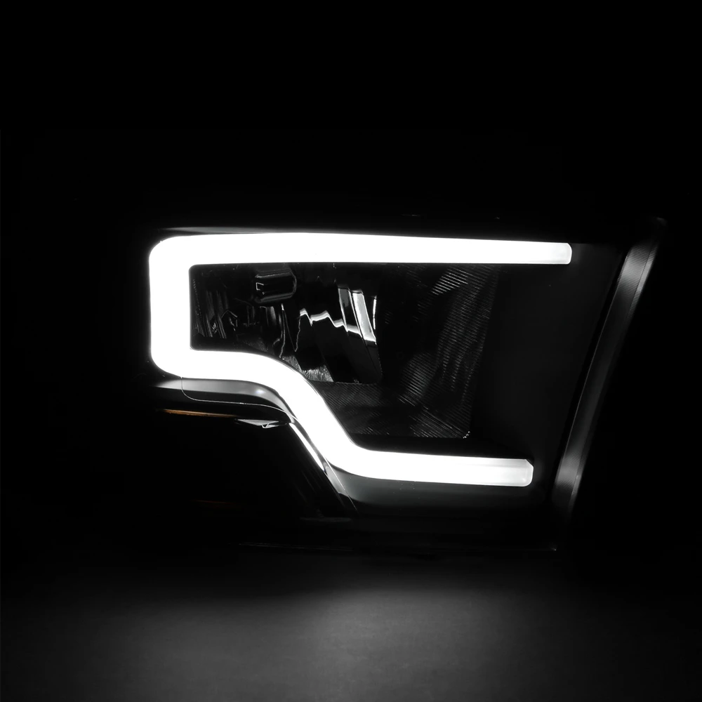 09-18 Dodge Ram LED Bar Reflector Headlight - Black 5 09-18 Dodge Ram LED Bar Reflector Headlight - Black - Image 5