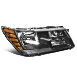09-19 Dodge Journey RIGHT Black Housing OE Style Headlight Replacement