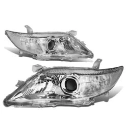 10-11 Toyota Camry OE-Style Replacement Headlights - Chrome / Clear 8 10-11 Toyota Camry OE-Style Replacement Headlights - Chrome / Clear -High-Efficiency Car Light Store 10 11 toyota camry oe style replacement headlights chrome clear 85