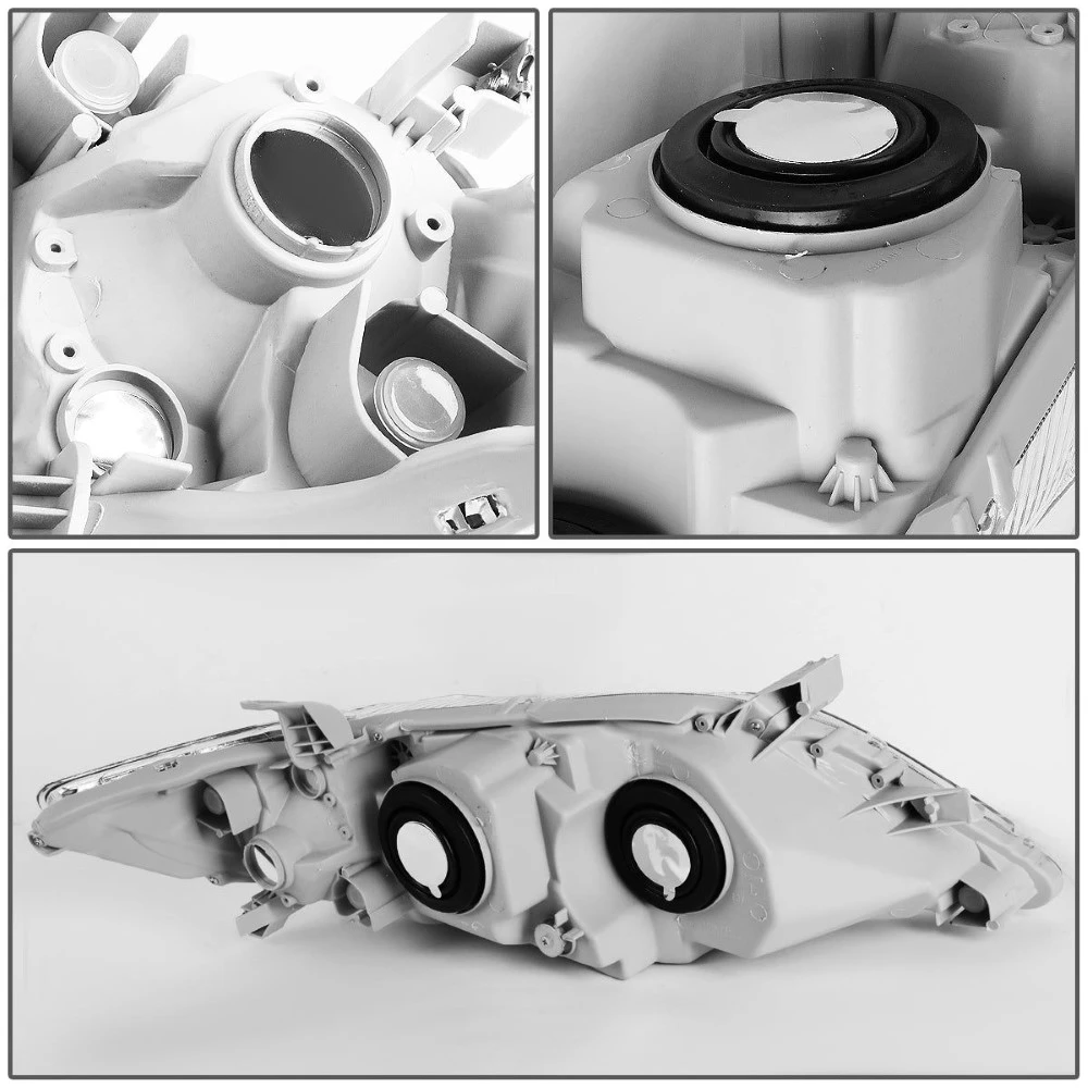 2010-2011 Toyota Camry OE-Style Black Housing Projector Headlights - Amber Side Markers 4 2010-2011 Toyota Camry OE-Style Black Housing Projector Headlights - Amber Side Markers - Image 4