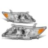 2010-2011 Toyota Camry OE-Style Chrome Housing Projector Headlights - Amber Side Markers