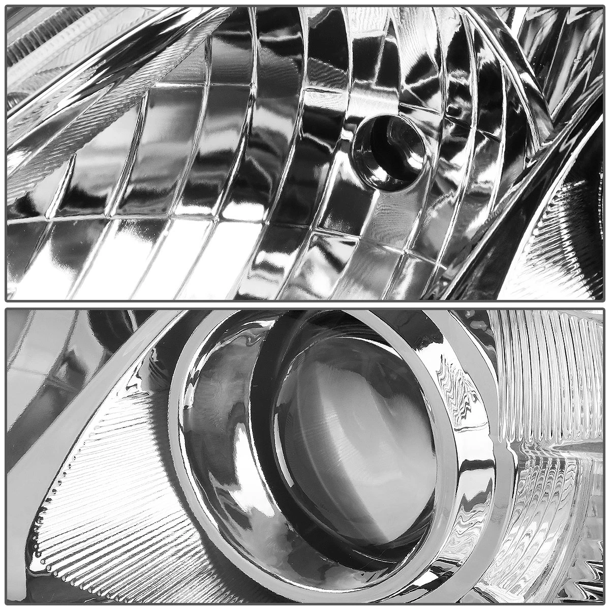 2010-2011 Toyota Camry OE-Style Chrome Housing Projector Headlights - Amber Side Markers 5 2010-2011 Toyota Camry OE-Style Chrome Housing Projector Headlights - Amber Side Markers - Image 5