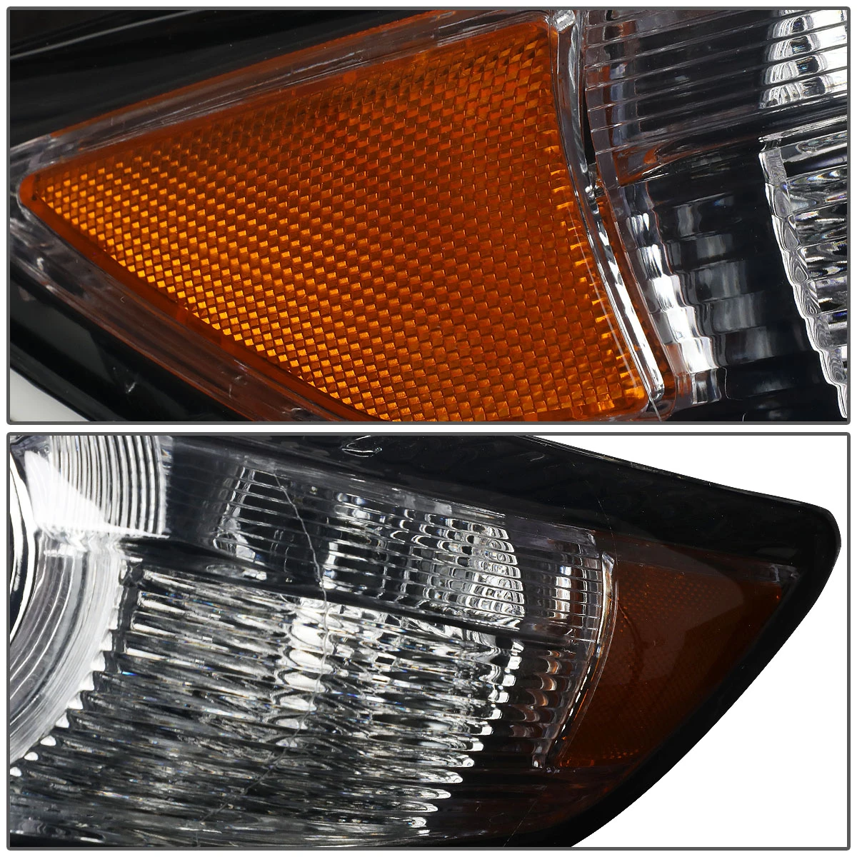 10-11 Toyota Camry XV40 OE-Style Replacement Headlights - Smoked / Amber 5 10-11 Toyota Camry XV40 OE-Style Replacement Headlights - Smoked / Amber - Image 5