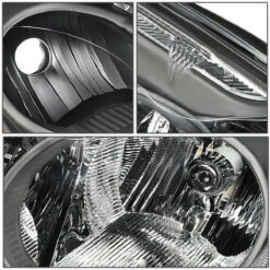 10-12 Nissan Altima Sedan Reflective Headlights - Black Clear -High-Efficiency Car Light Store 10 12 nissan altima sedan reflective headlights black clear 98