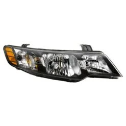 10-13 KIA Forte Sedan Hatchbak Model Black Headlight Passnebger Right Halogen Type