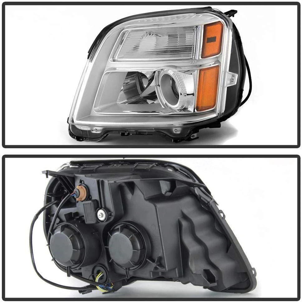 10-15 GMC Terrain SUV OE-Style Projector Headlights - Chrome 2 10-15 GMC Terrain SUV OE-Style Projector Headlights - Chrome - Image 2