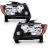 11-13 Jeep Grand Cherokee [Halogen Model] Factory-Style Headlights - Black