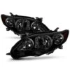11-13 Toyota Corolla S XRS OE Style Headlights - Black Smoke