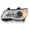 11-14 Chrysler 300 [Chrome Bazel] OE-Style Projector Headlights Driver Left Side