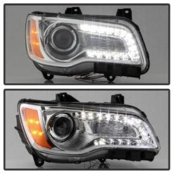 11-14 Chrysler 300 [Chrome Bazel] OE-Style Projector Headlights Passenger Right Side -High-Efficiency Car Light Store 11 14 chrysler 300 chrome bazel oe style projector headlights passenger right side 158