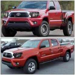 12-15 Toyota Tacoma Euro Crystal Replace Headlights - Black Clear -High-Efficiency Car Light Store 12 15 toyota tacoma euro crystal replace headlights black clear 187