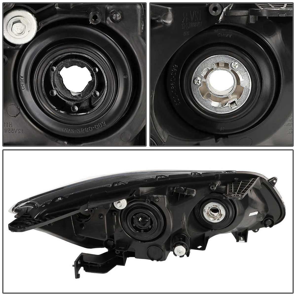 13-15 Honda Accord 4DR Left OE Style Projector Headlight Lamp Replacement 5 13-15 Honda Accord 4DR Left OE Style Projector Headlight Lamp Replacement - Image 5