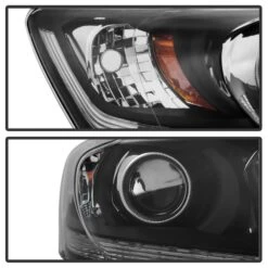 13-15 Honda Accord [Halogen Model W/o DRL] LED DRL Projector Headlights - Black -High-Efficiency Car Light Store 13 15 honda accord halogen model w o drl led drl projector headlights black 121