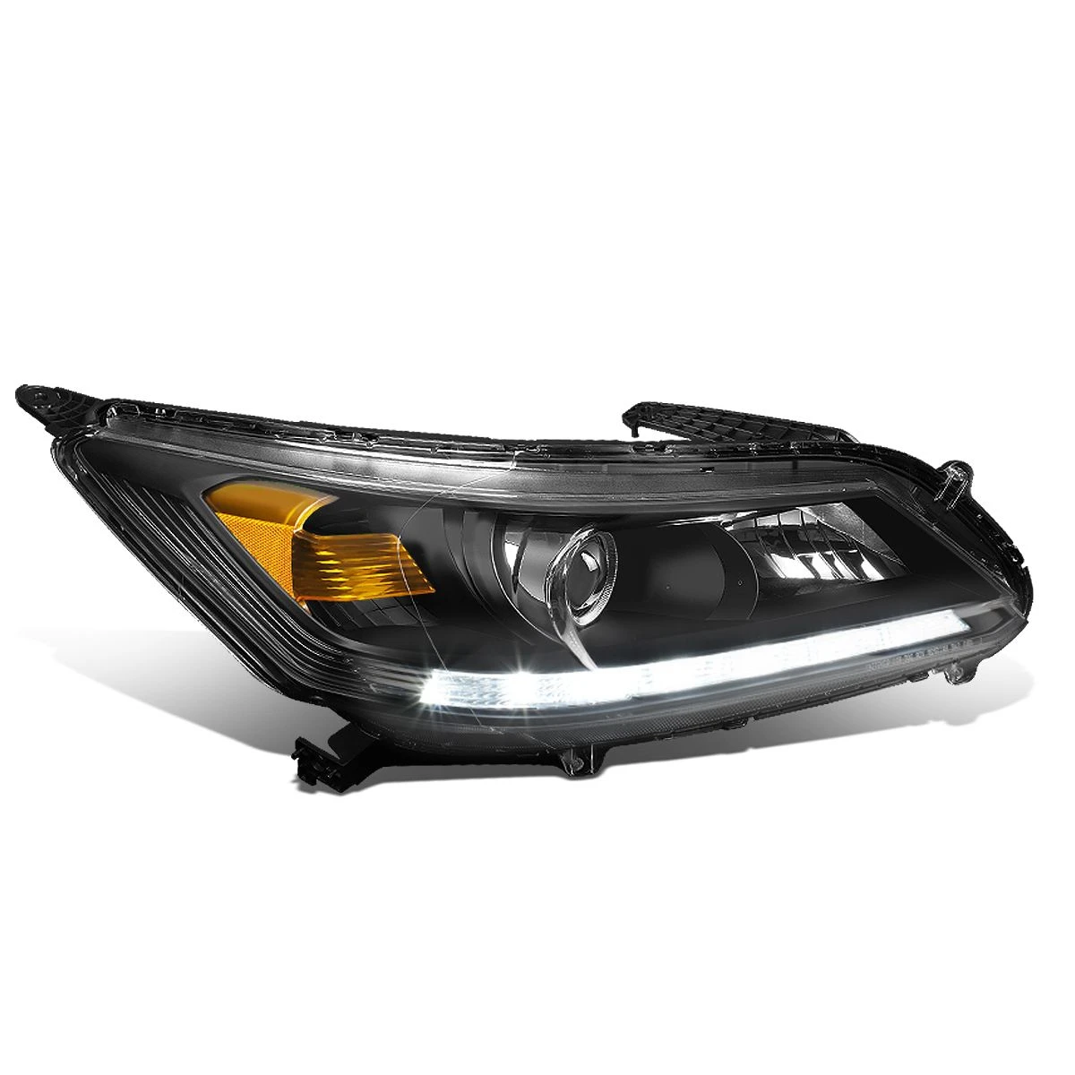 13-15 Honda Accord Right Side LED DRL Projector Headlight Lamp Replacement 1 13-15 Honda Accord Right Side LED DRL Projector Headlight Lamp Replacement