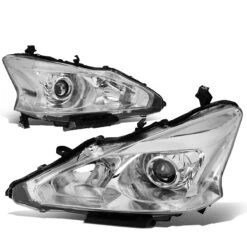 13-15 Nissan Altima [Halogen Model Only] OE-Style Replacement Headlights - Chrome / Clear -High-Efficiency Car Light Store 13 15 nissan altima halogen model only oe style replacement headlights chrome clear 122