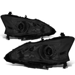 13-15 Nissan Altima [Halogen Model Only] OE-Style Replacement Headlights - Smoked Clear