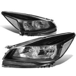 13-16 Ford Escape OE-Style Replacement Headlight - Black / Clear