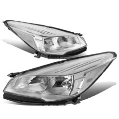 13-16 Ford Escape OE-Style Replacement Headlight - Chrome / Clear