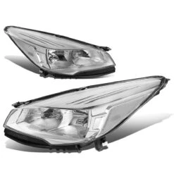 13-16 Ford Escape OE-Style Replacement Headlight - Chrome / Clear -High-Efficiency Car Light Store 13 16 ford escape oe style replacement headlight chrome clear 134