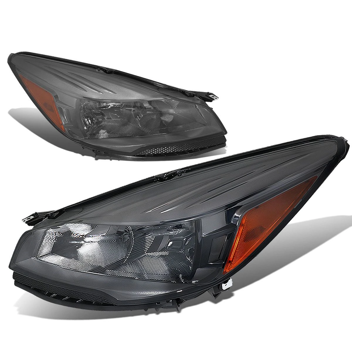 13-16 Ford Escape OE-Style Replacement Headlight - Smoked / Amber 1 13-16 Ford Escape OE-Style Replacement Headlight - Smoked / Amber