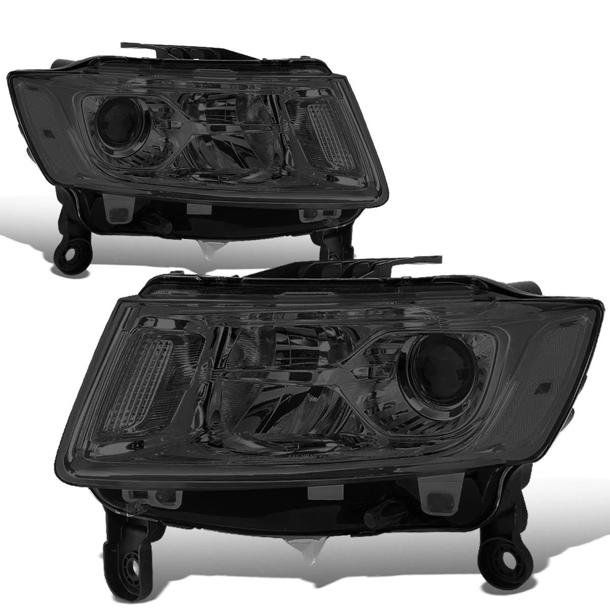 14-16 Jeep Grand Cherokee OE-Style Replacement Headlights Projector - Smoked / Clear 1 14-16 Jeep Grand Cherokee OE-Style Replacement Headlights Projector - Smoked / Clear
