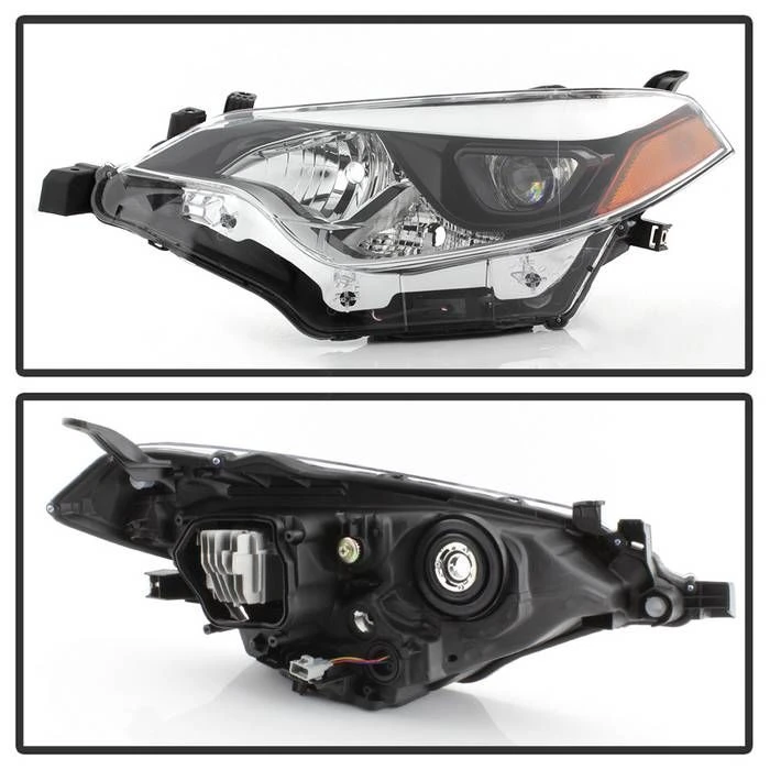14-16 Toyota Corolla OE-Style LED Projector Headlights - Black 2 14-16 Toyota Corolla OE-Style LED Projector Headlights - Black - Image 2