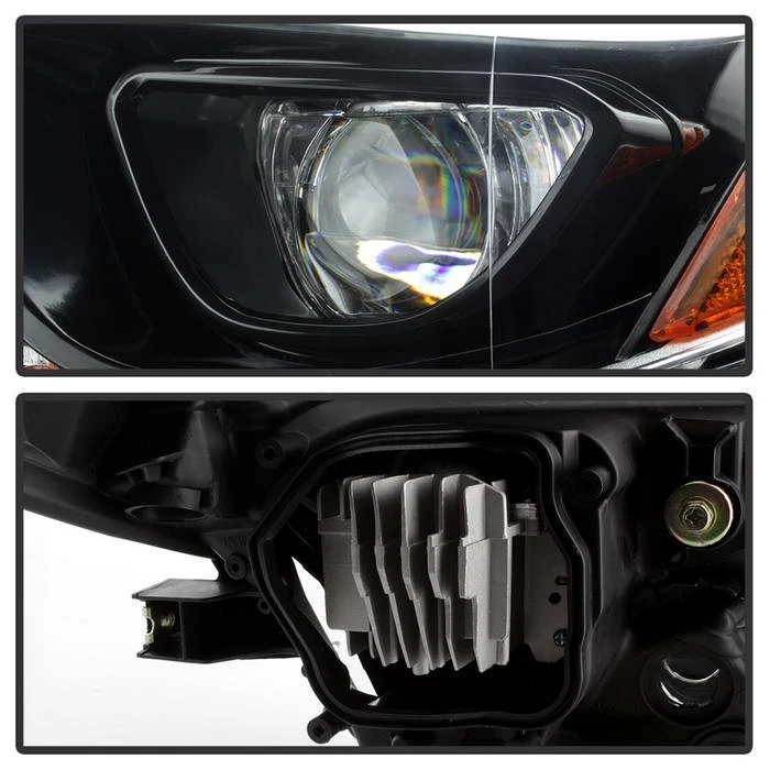 14-16 Toyota Corolla OE-Style LED Projector Headlights - Black 4 14-16 Toyota Corolla OE-Style LED Projector Headlights - Black - Image 4