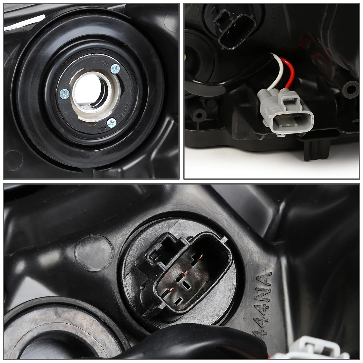 14-16 Toyota Corolla Sedan Pair LED DRL Projector Headlight / Lamps (Black Housing / Amber Corner) 8 14-16 Toyota Corolla Sedan Pair LED DRL Projector Headlight / Lamps (Black Housing / Amber Corner) - Image 8