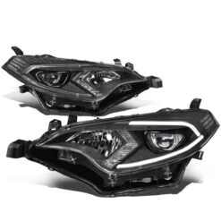 14-16 Toyota Corolla Sedan Pair LED DRL Projector Headlight / Lamps (Black Housing / Clear Corner) 10 14-16 Toyota Corolla Sedan Pair LED DRL Projector Headlight / Lamps (Black Housing / Clear Corner) -High-Efficiency Car Light Store 14 16 toyota corolla sedan pair led drl projector headlight lamps black housing clear corner 107