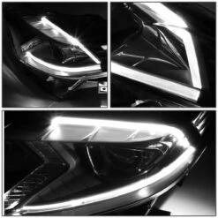 14-16 Toyota Corolla Sedan Pair LED DRL Projector Headlight / Lamps (Black Housing / Clear Corner) 12 14-16 Toyota Corolla Sedan Pair LED DRL Projector Headlight / Lamps (Black Housing / Clear Corner) -High-Efficiency Car Light Store 14 16 toyota corolla sedan pair led drl projector headlight lamps black housing clear corner 113