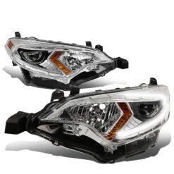 14-16 Toyota Corolla Sedan Pair LED DRL Projector Headlight / Lamps (Chrome Housing / Amber Corner) 10 14-16 Toyota Corolla Sedan Pair LED DRL Projector Headlight / Lamps (Chrome Housing / Amber Corner) -High-Efficiency Car Light Store 14 16 toyota corolla sedan pair led drl projector headlight lamps chrome housing amber corner 107