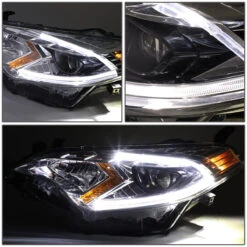 14-16 Toyota Corolla Sedan Pair LED DRL Projector Headlight / Lamps (Chrome Housing / Amber Corner) 12 14-16 Toyota Corolla Sedan Pair LED DRL Projector Headlight / Lamps (Chrome Housing / Amber Corner) -High-Efficiency Car Light Store 14 16 toyota corolla sedan pair led drl projector headlight lamps chrome housing amber corner 113