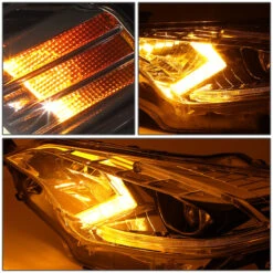 14-16 Toyota Corolla Sedan Pair LED DRL Projector Headlight / Lamps (Chrome Housing / Amber Corner) 13 14-16 Toyota Corolla Sedan Pair LED DRL Projector Headlight / Lamps (Chrome Housing / Amber Corner) -High-Efficiency Car Light Store 14 16 toyota corolla sedan pair led drl projector headlight lamps chrome housing amber corner 116