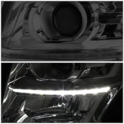 15-17 Chevy Tahoe/Suburban LED DRL Projector Headlights - Smoked / Clear -High-Efficiency Car Light Store 15 17 chevy tahoe suburban led drl projector headlights smoked clear 149