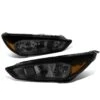 15-18 Ford Focus [Halogen Model] Replace Crystal Headlights - Black Smoked / Amber