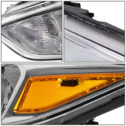 HID Combo 15-17 Ford Focus [Halogen Model] Replace Crystal Headlights - Chrome / Amber -High-Efficiency Car Light Store 15 17 ford focus halogen model replace crystal headlights chrome amber 131