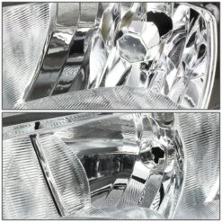 15-18 Ford Focus [Halogen Model] Replace Crystal Headlights - Chrome / Clear -High-Efficiency Car Light Store 15 17 ford focus halogen model replace crystal headlights chrome clear 125