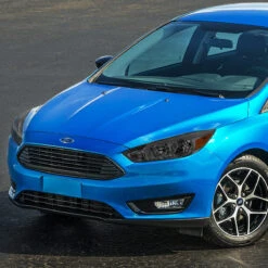 HID Combo 15-17 Ford Focus [Halogen Model] Replace Crystal Headlights - Smoked / Amber -High-Efficiency Car Light Store 15 17 ford focus halogen model replace crystal headlights smoked amber 117