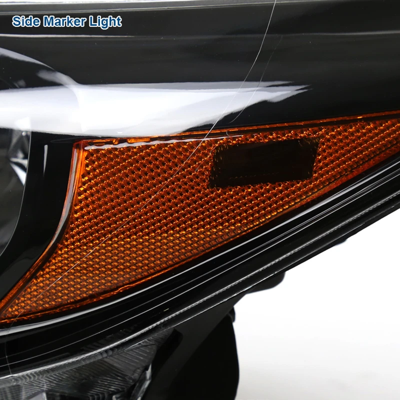 16-18 Honda HR-V Crystal Halogen Headlights - Black 4 16-18 Honda HR-V Crystal Halogen Headlights - Black - Image 4