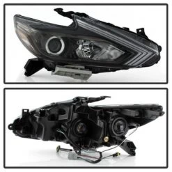High-Efficiency Car Light Store -High-Efficiency Car Light Store 16 18 nissan altima sedan passenger right left oe style projector headlights black 114