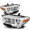 16-22 Toyota Tacoma OE-Style Projector Headlights - Chrome / Amber