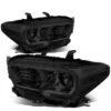 16-22 Toyota Tacoma OE-Style Projector Headlights - Smoked / Clear